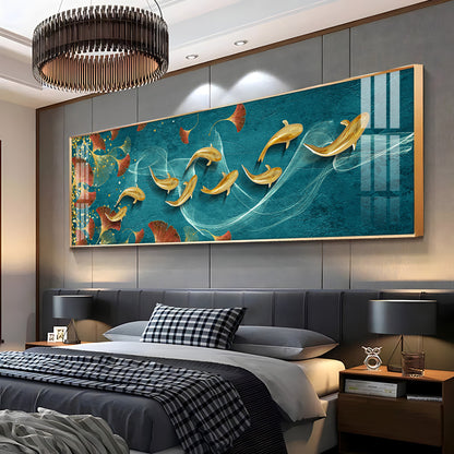 Aquatic Harmony Premium Acrylic Horizontal Wall Art