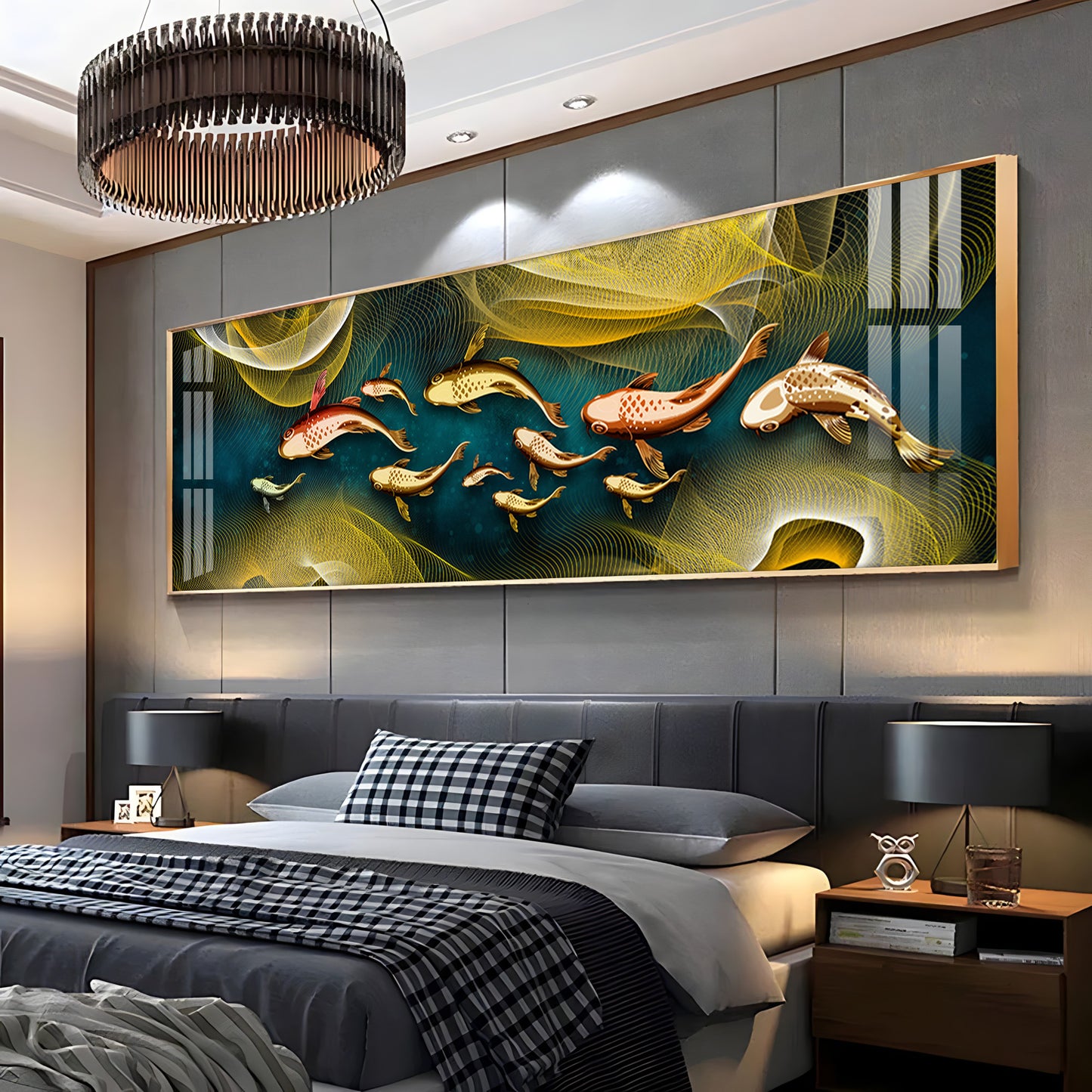 Fish Flow Collective Premium Acrylic Horizontal Wall Art