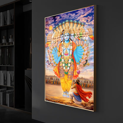 Lord Vishwaroop Modern Luxury Backlight Vertical Wall Art