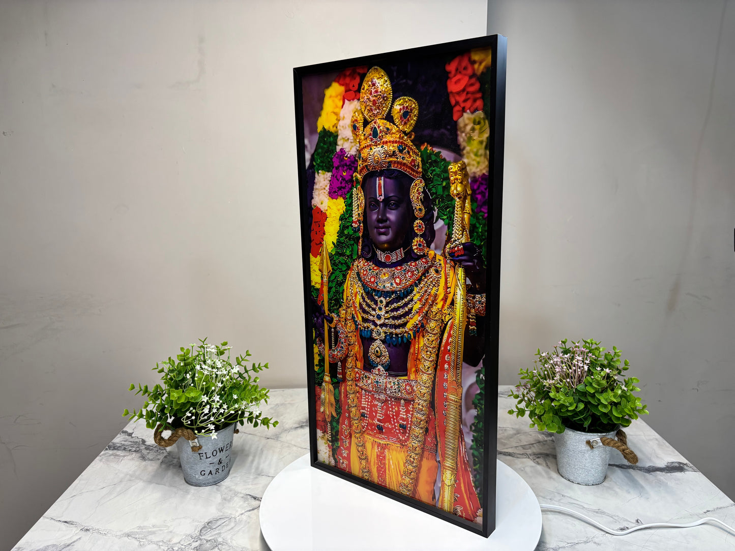 Divine Shree Ram Premium Acrylic Vertical Wall Art