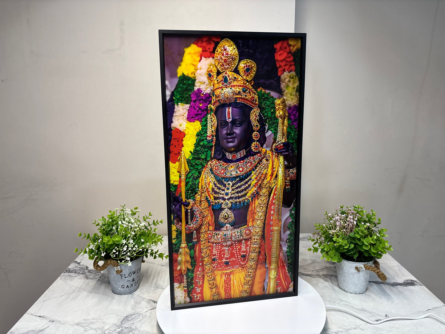 Divine Shree Ram Premium Acrylic Vertical Wall Art