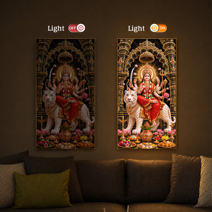 Amba Modern Luxury Backlight Vertical Wall Art
