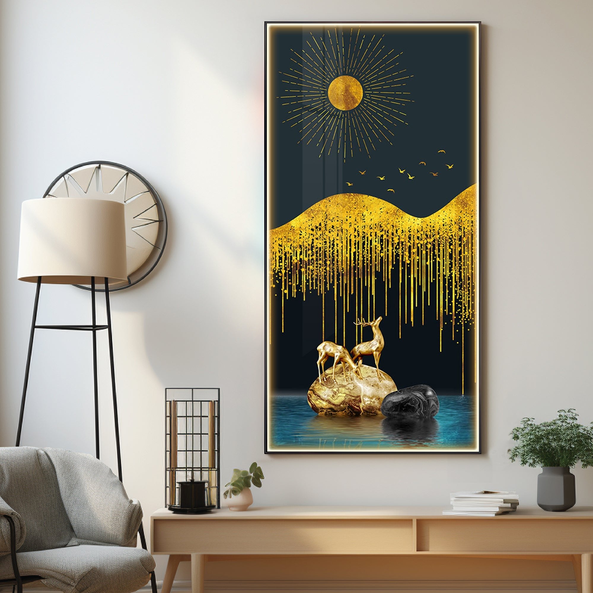 Abstract Dream Land Luxury Crystal Wall Art - The Next Decor