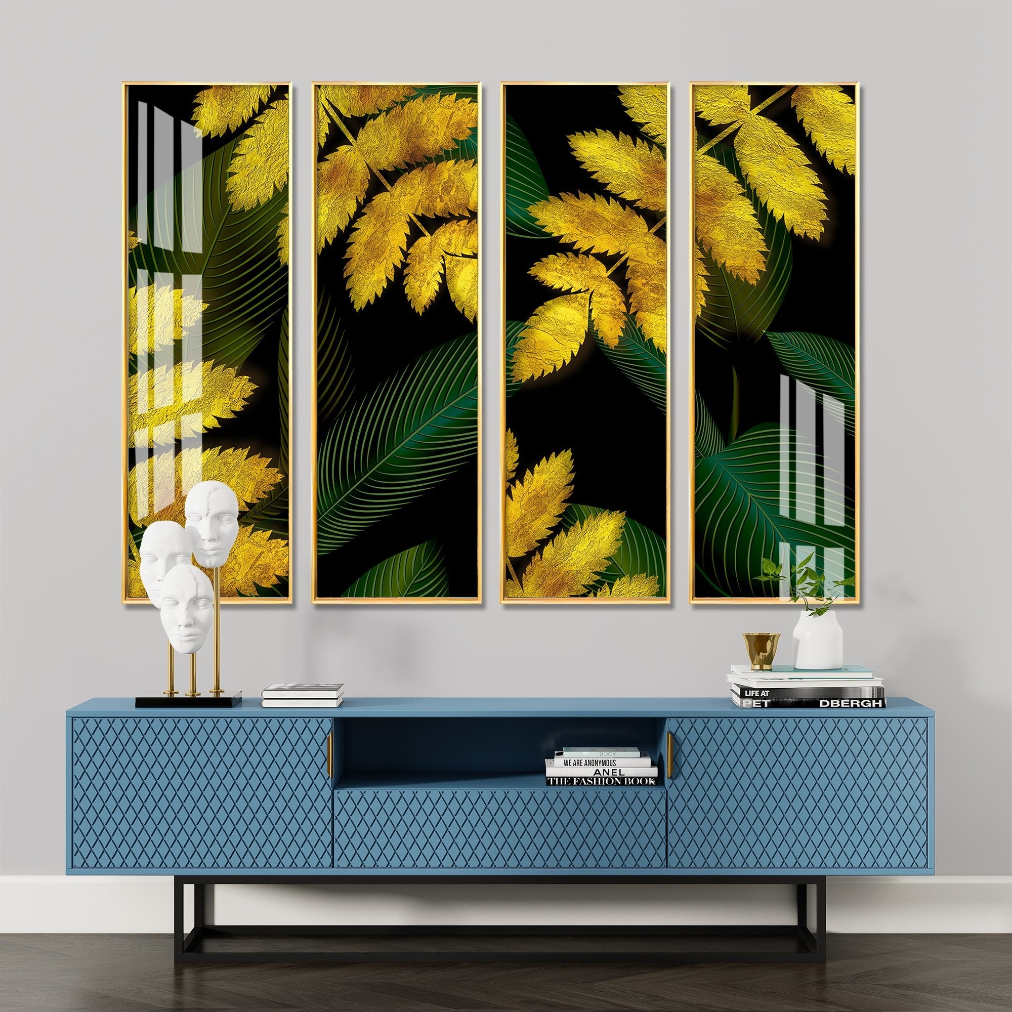 Autumn Season Premium Acrylic Vertical Wall Art (set of 4) - The Next Decor
