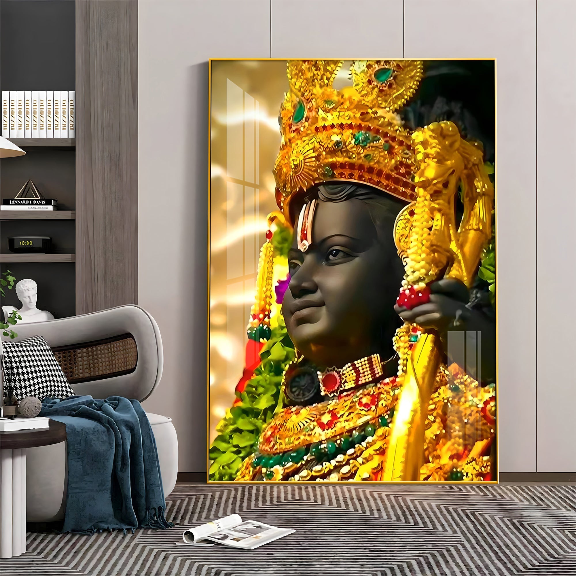 Ayodhya Darshan Premium Acrylic Vertical Wall Art - The Next Decor
