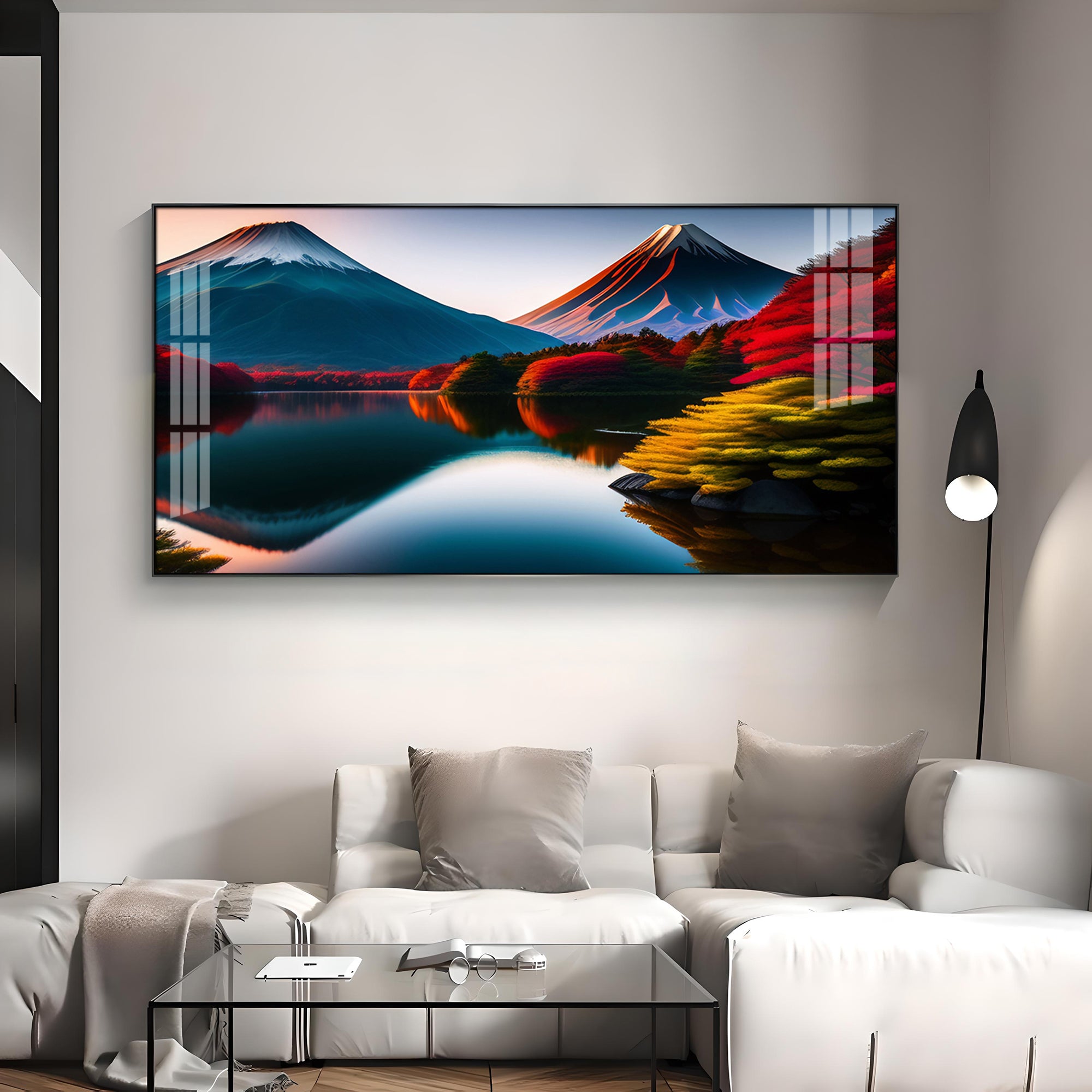 Beautiful Mountain Premium Acrylic Horizontal Wall Art