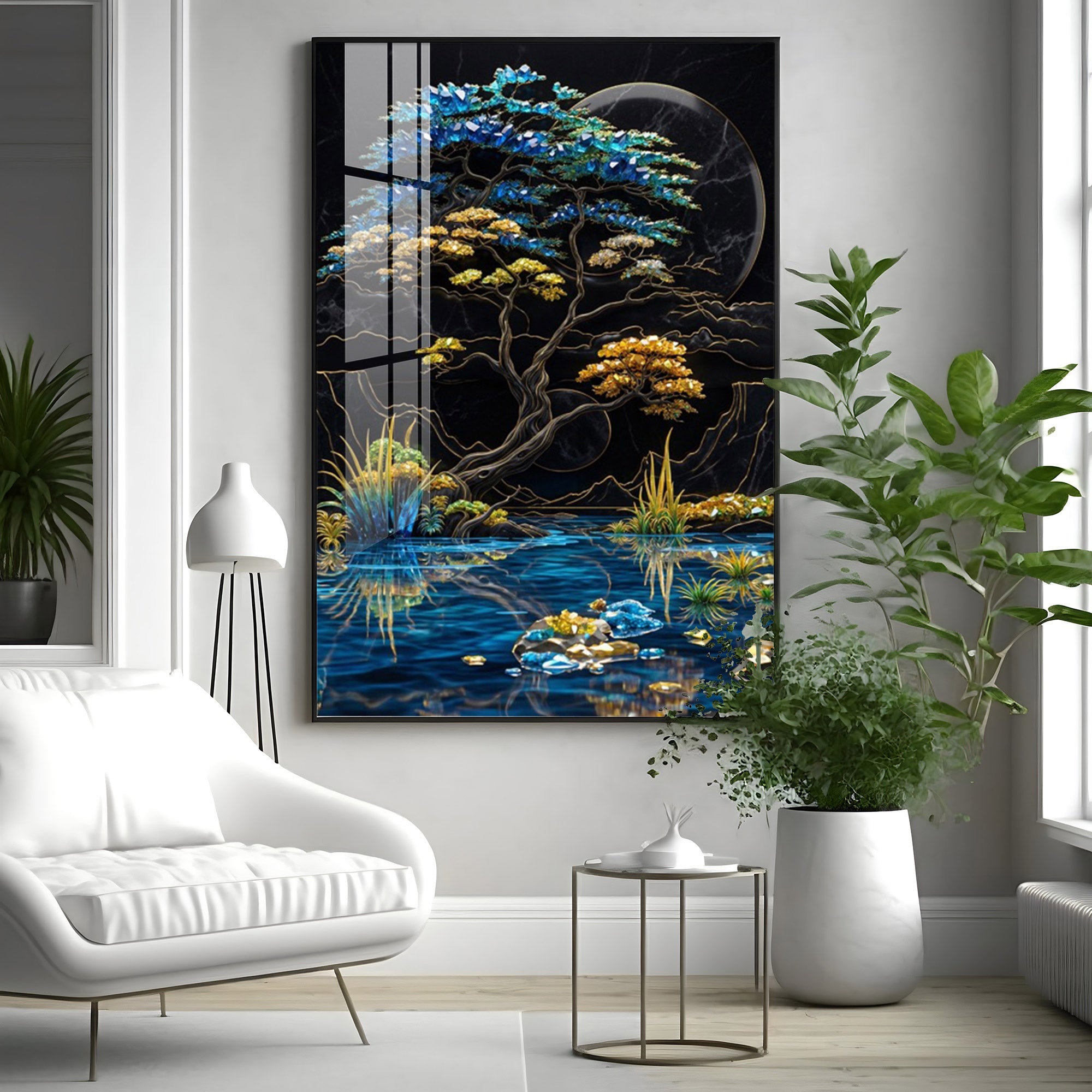 Nature's Embrace Tree Premium Acrylic Vertical Wall Art