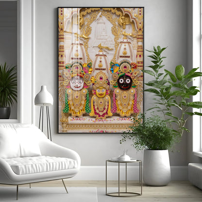 Jagannath Prabhu Serenity Premium Acrylic Vertical Wall Art