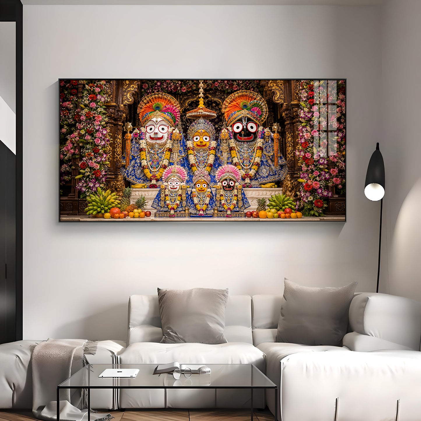 Ratna Shringar Darshan Of JagannathPuri Premium Acrylic Horizontal Wall Art