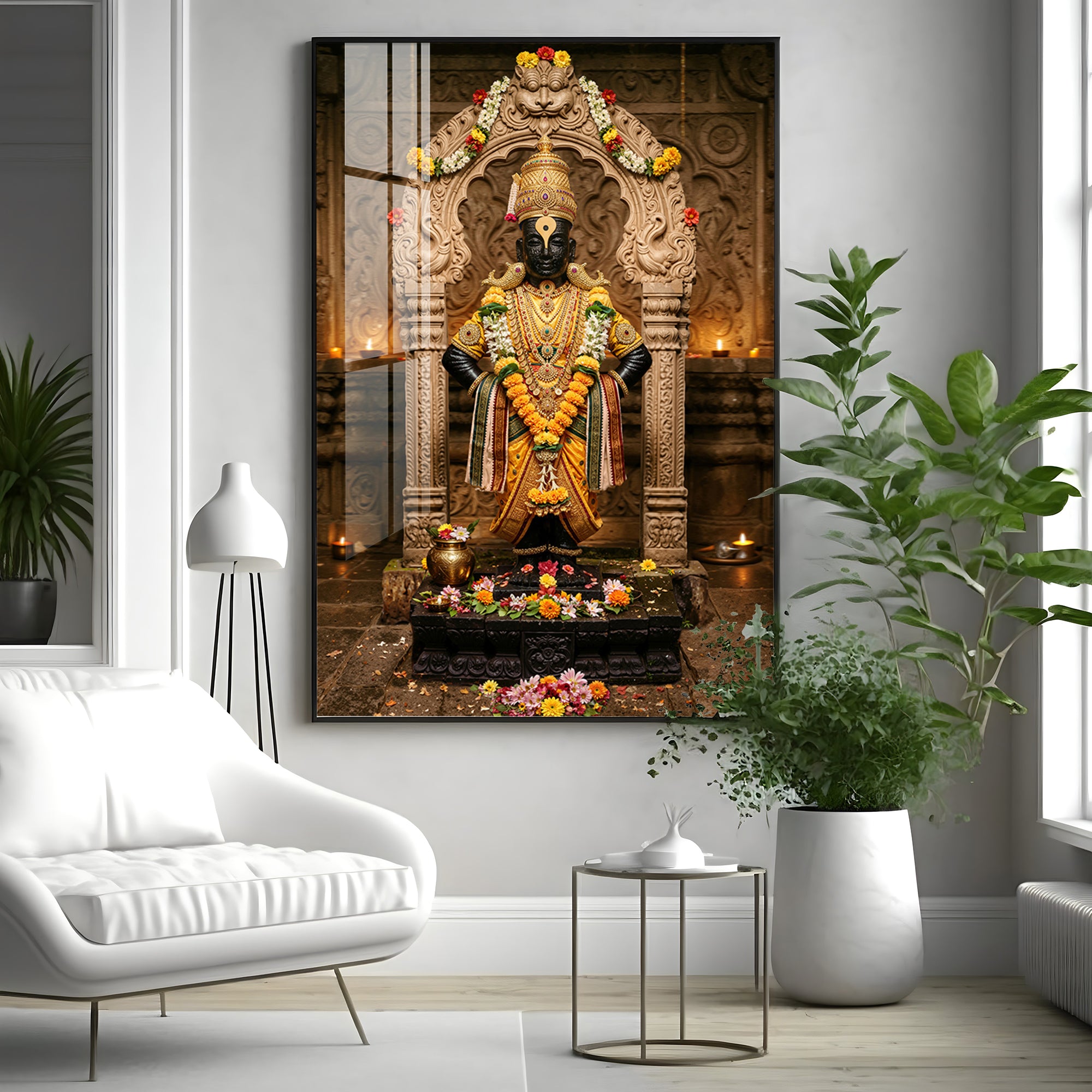 Pandurang Vittha Premium Acrylic Vertical Wall Art