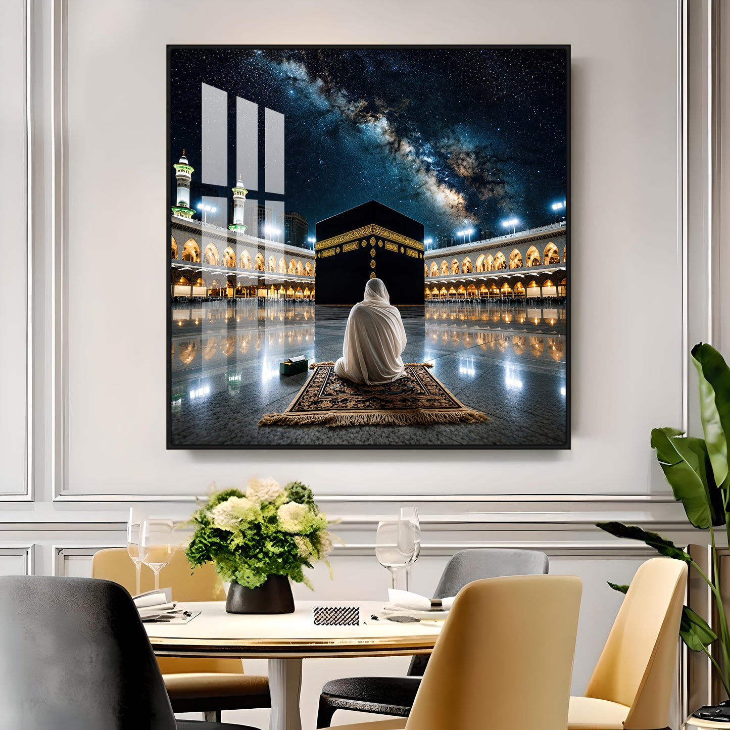 Kaaba Mecca Premium Acrylic Square Wall Art