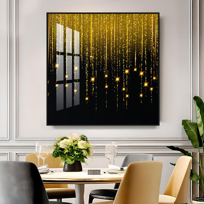 Gold Star Premium Acrylic Square Wall Art