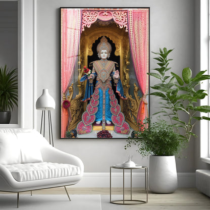 Shri Ghanshyam Maharaj Premium Acrylic Vertical Wall Art