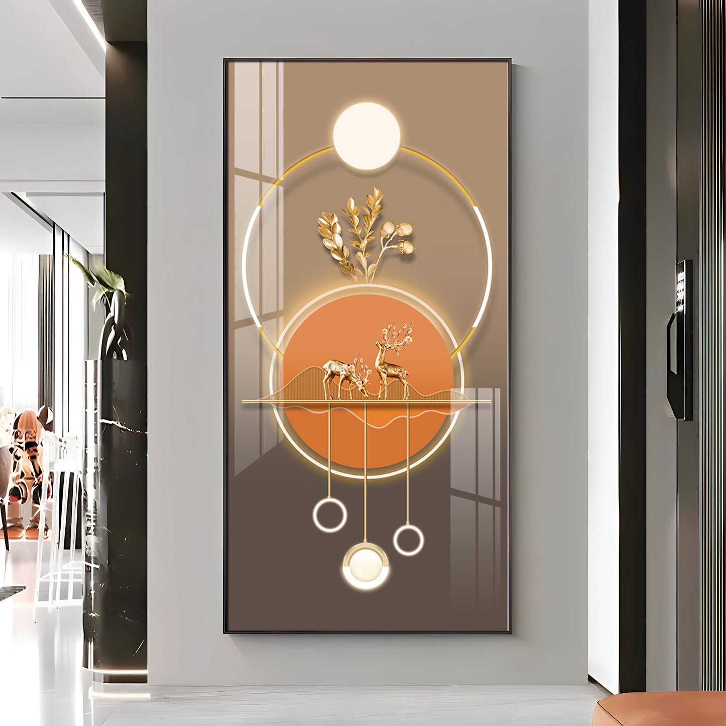 Majestic Mane Premium Acrylic Vertical Wall Art