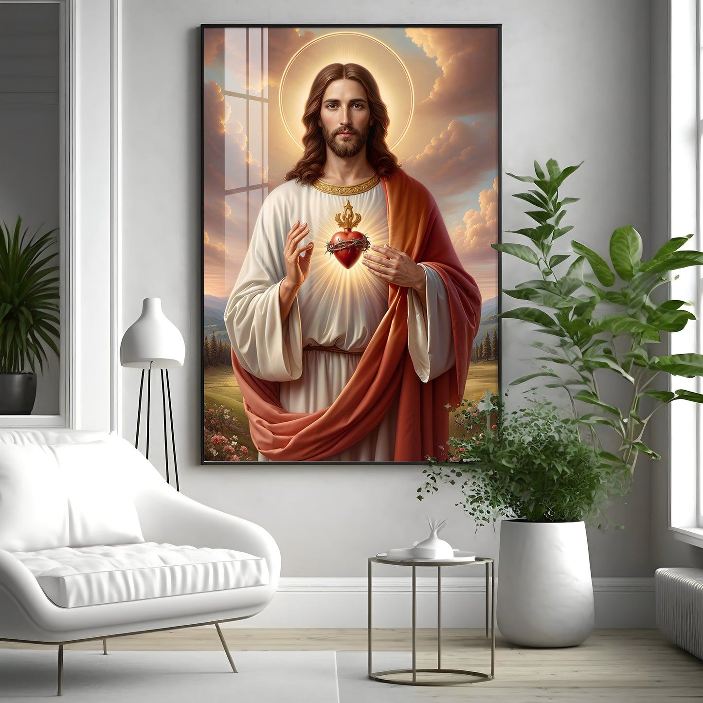 Emblem of Divine Love Premium Acrylic Vertical Wall Art