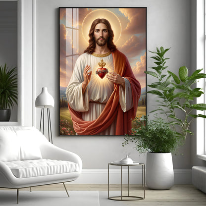 Emblem of Divine Love Premium Acrylic Vertical Wall Art
