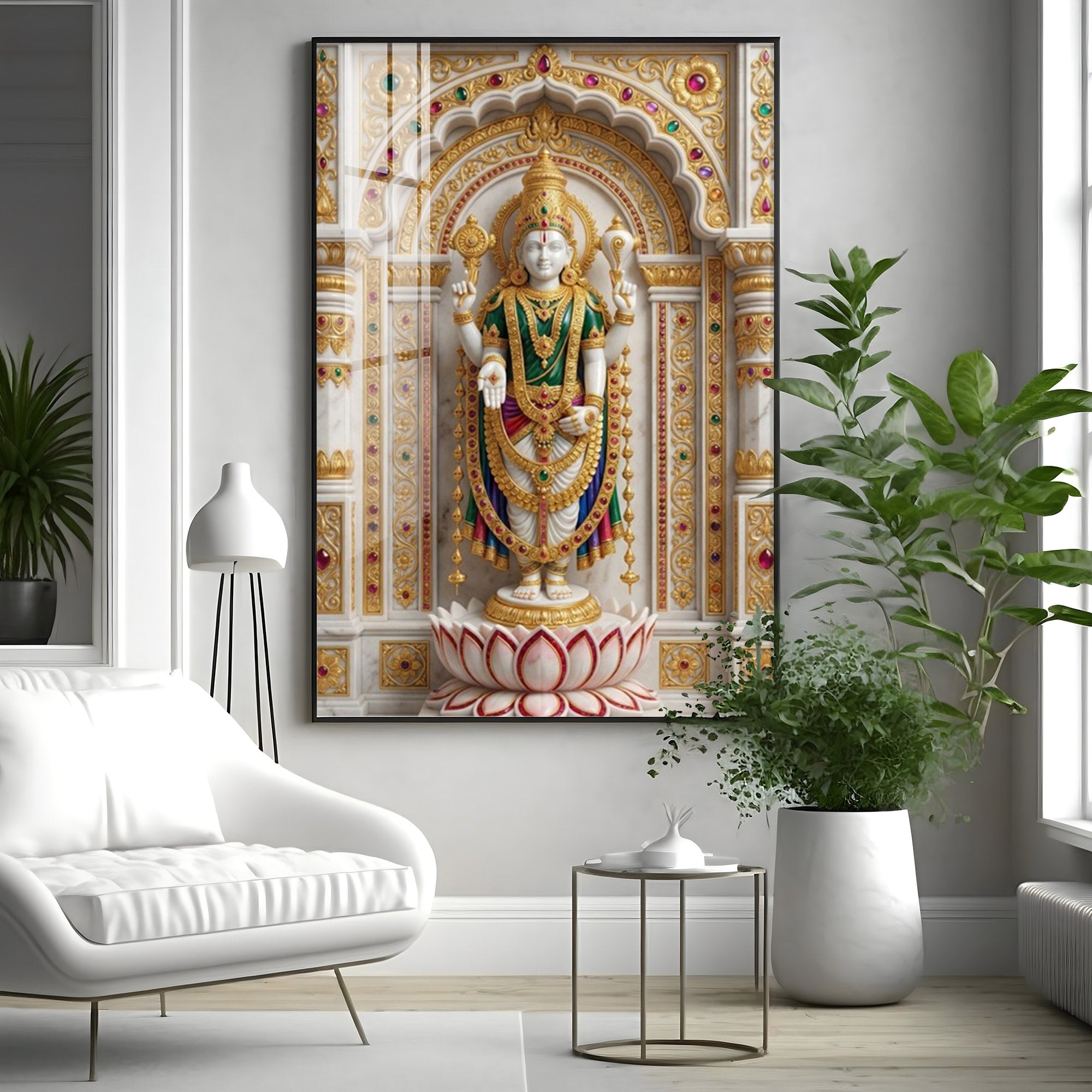 Divine Tirupati Bala Ji Premium Acrylic Vertical Wall Art