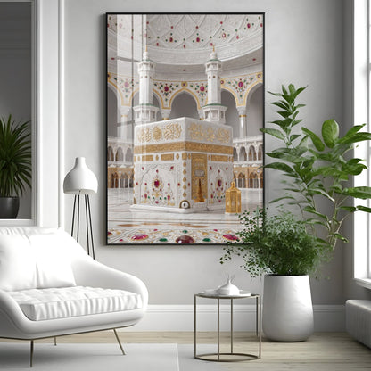 Masjid al-Haram in Mecca Premium Acrylic Vertical Wall Art