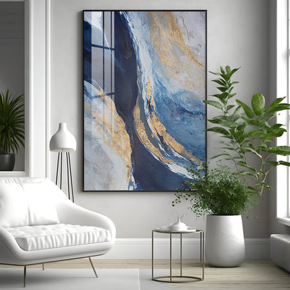 Ocean Magic Abstract Premium Acrylic Vertical Wall Art