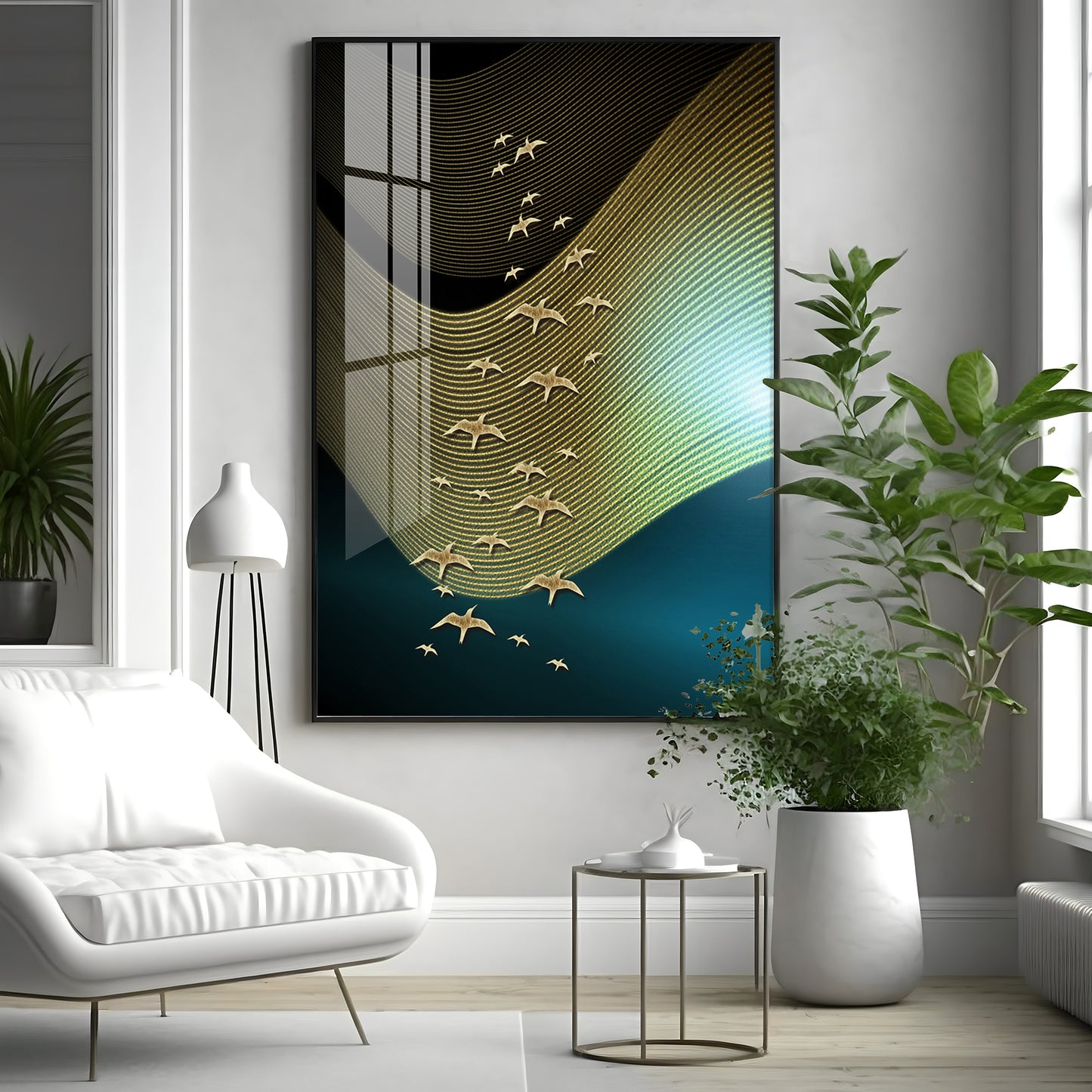 Wave of Wings Premium Acrylic Vertical Wall Art