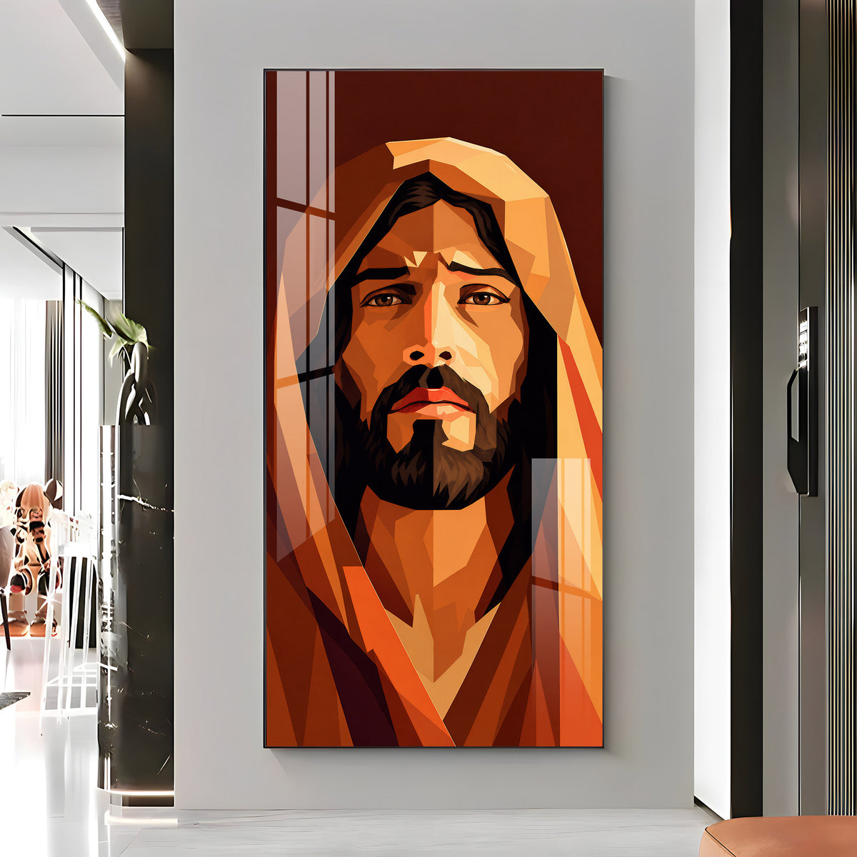 Jesus Christ Serenity Premium Acrylic Wall Art