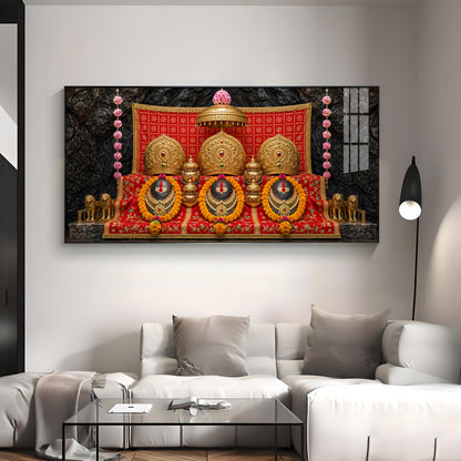 Maa Vaishno Devi Darshan Premium Acrylic Horizontal Wall Art