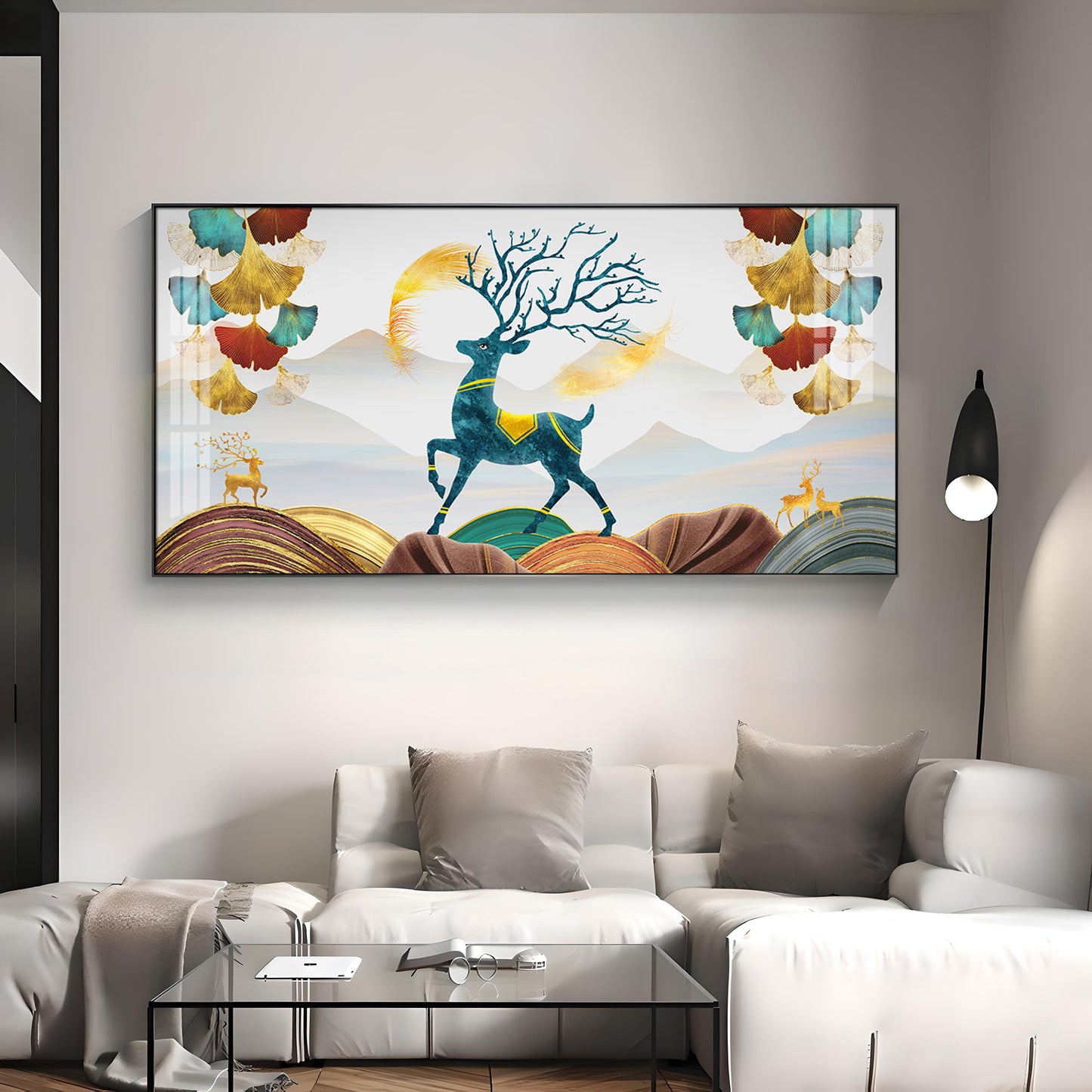 Grace & Peace With Deer Premium Acrylic Horizontal Wall Art