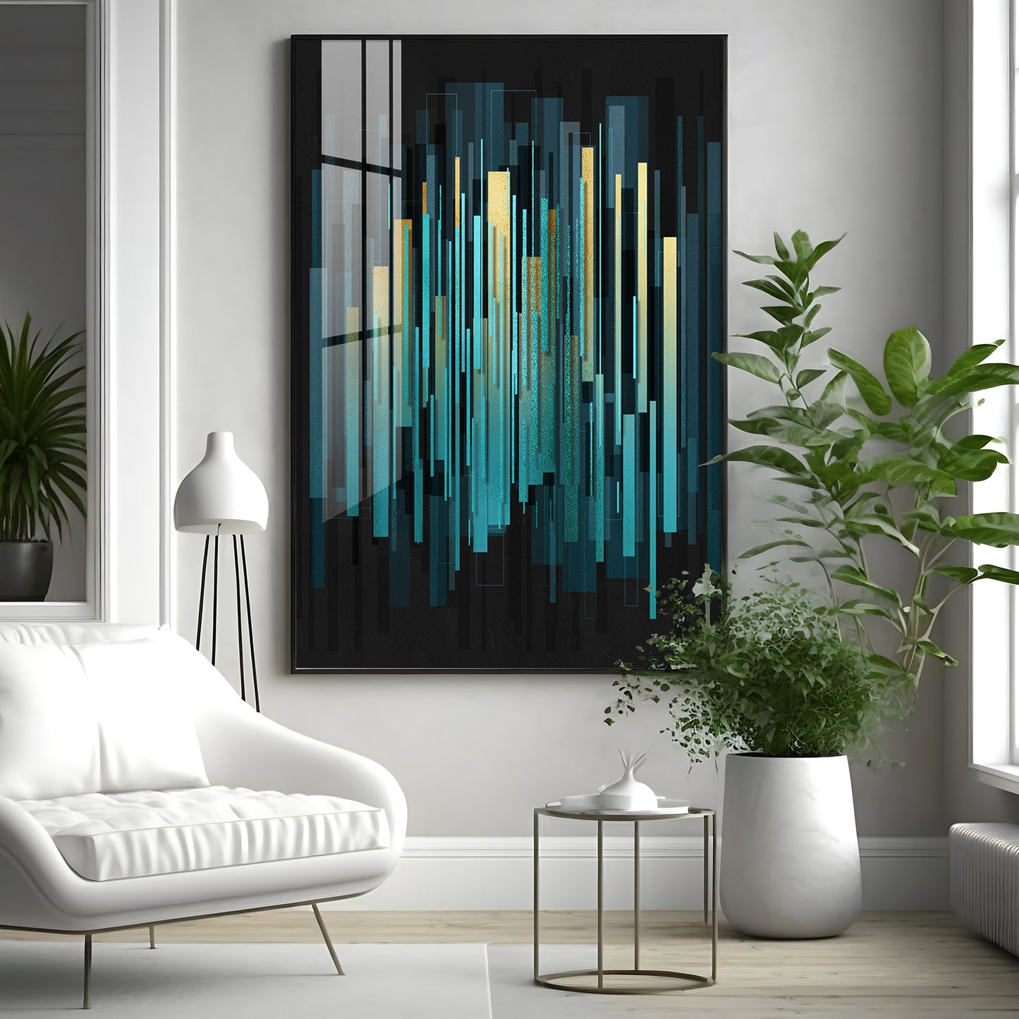 Celestial Harmony Premium Acrylic Vertical Wall Art