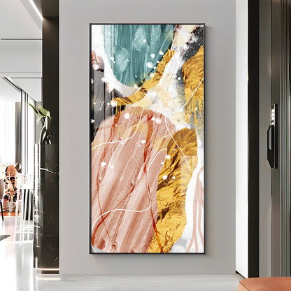 Abstract Aura Premium Acrylic Vertical Wall Art