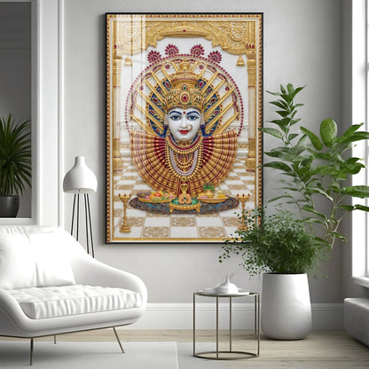 Goddess Renuka Premium Acrylic Vertical Wall Art