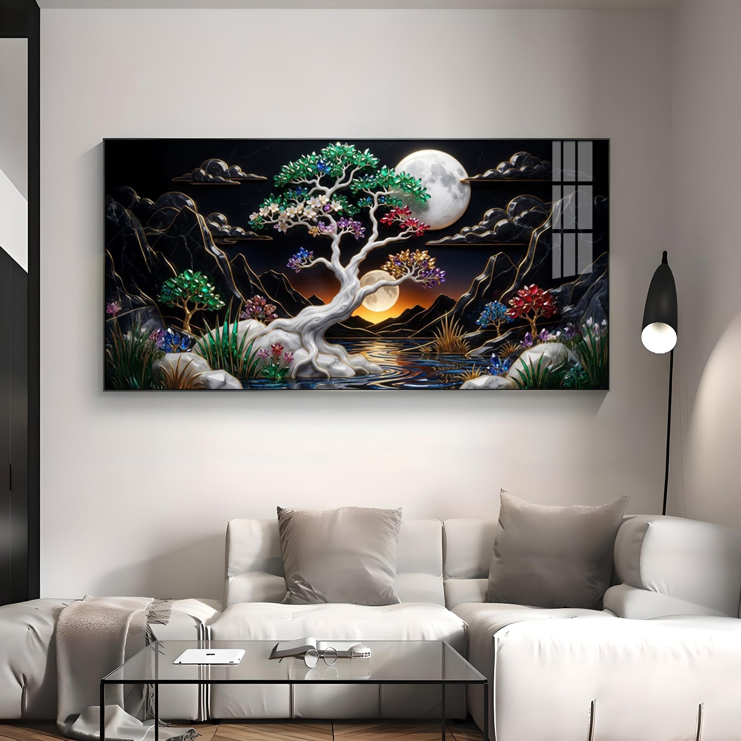 Nature's Embrace Tree Premium Acrylic Horizontal Wall Art