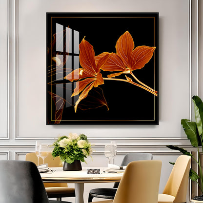 Orange Lily Premium Acrylic Square Wall Art