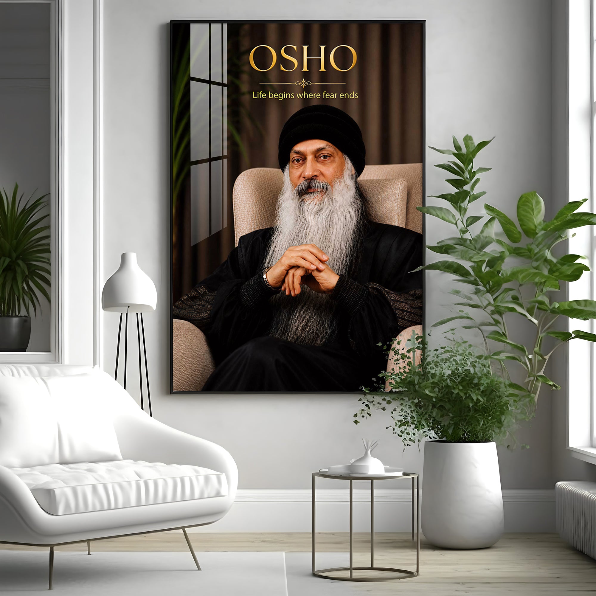 Osho Premium Acrylic Vertical Wall Art
