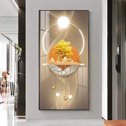 Nature's Embrace Premium Acrylic Vertical Wall Art