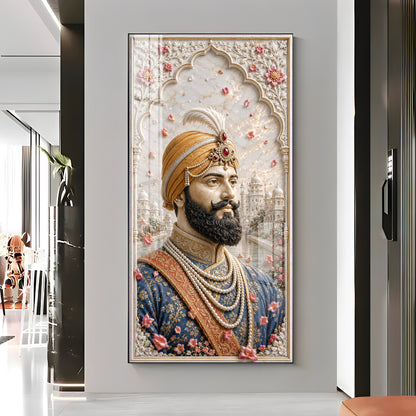 Sri Guru Gobind Singh Ji Premium Acrylic Vertical Wall Art