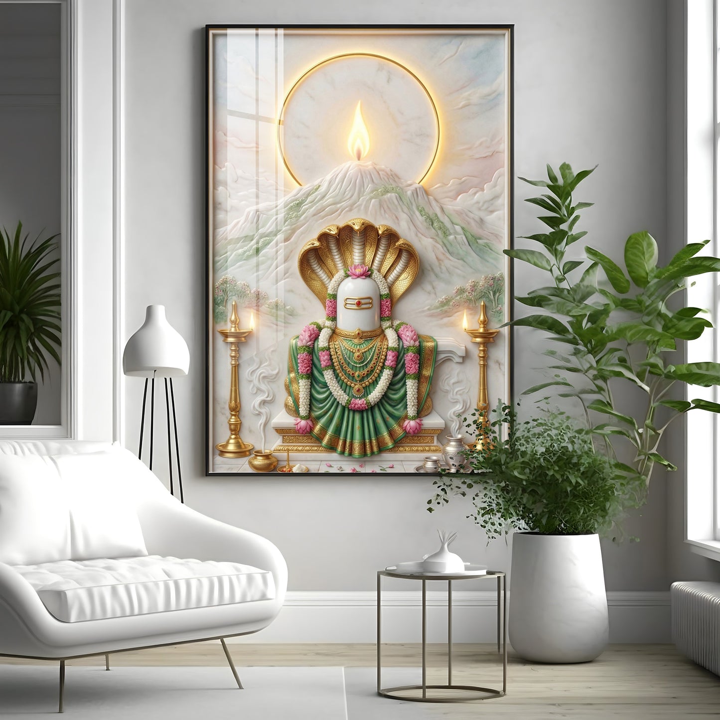 Jyotirlingams Premium Acrylic Vertical Wall Art