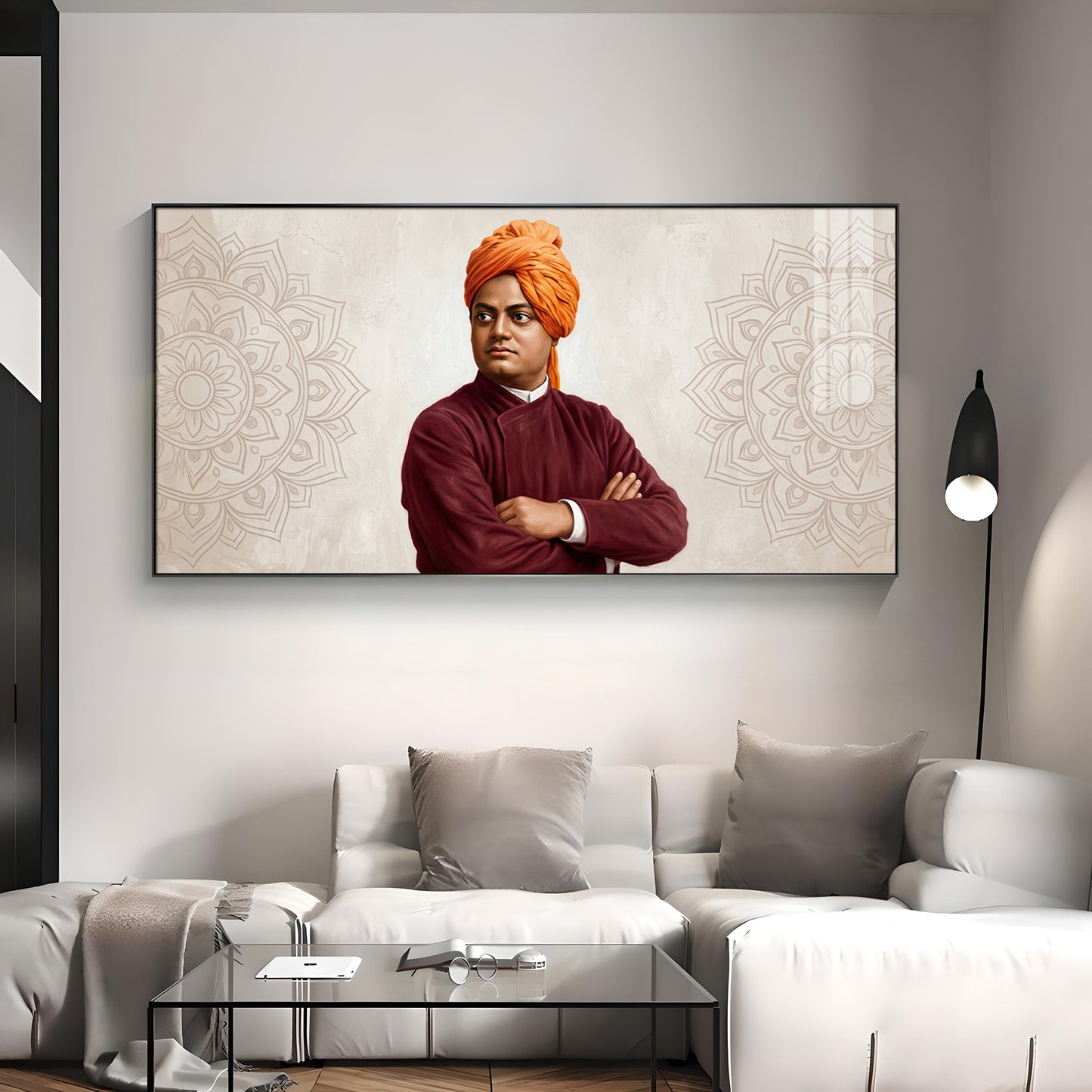 Swami Vivekananda Premium Acrylic Horizontal Wall Art
