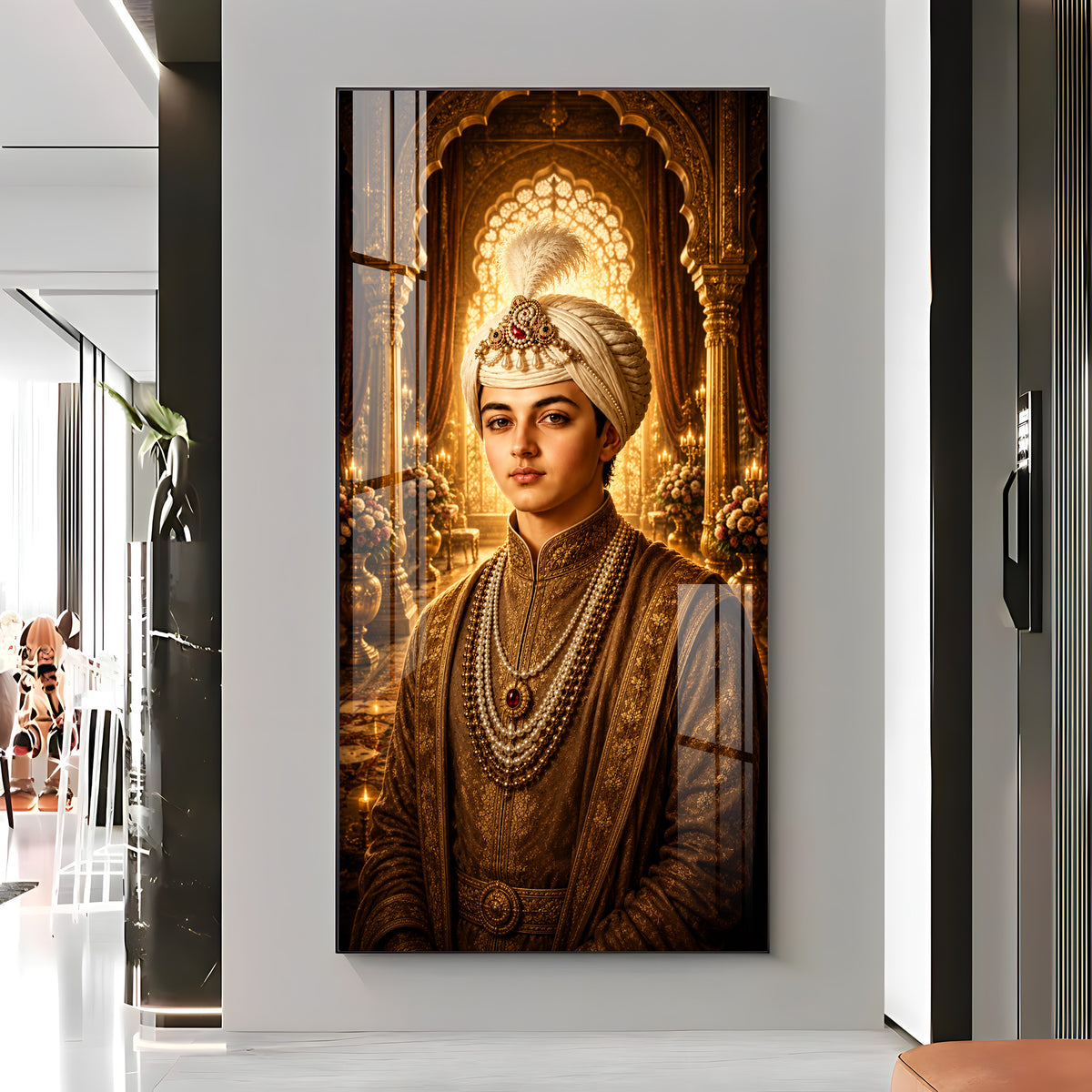 Sri Guru Harkrishan Sahib Ji Premium Acrylic Vertical Wall Art