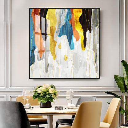 Colorful Abstract Premium Acrylic Square Wall Art