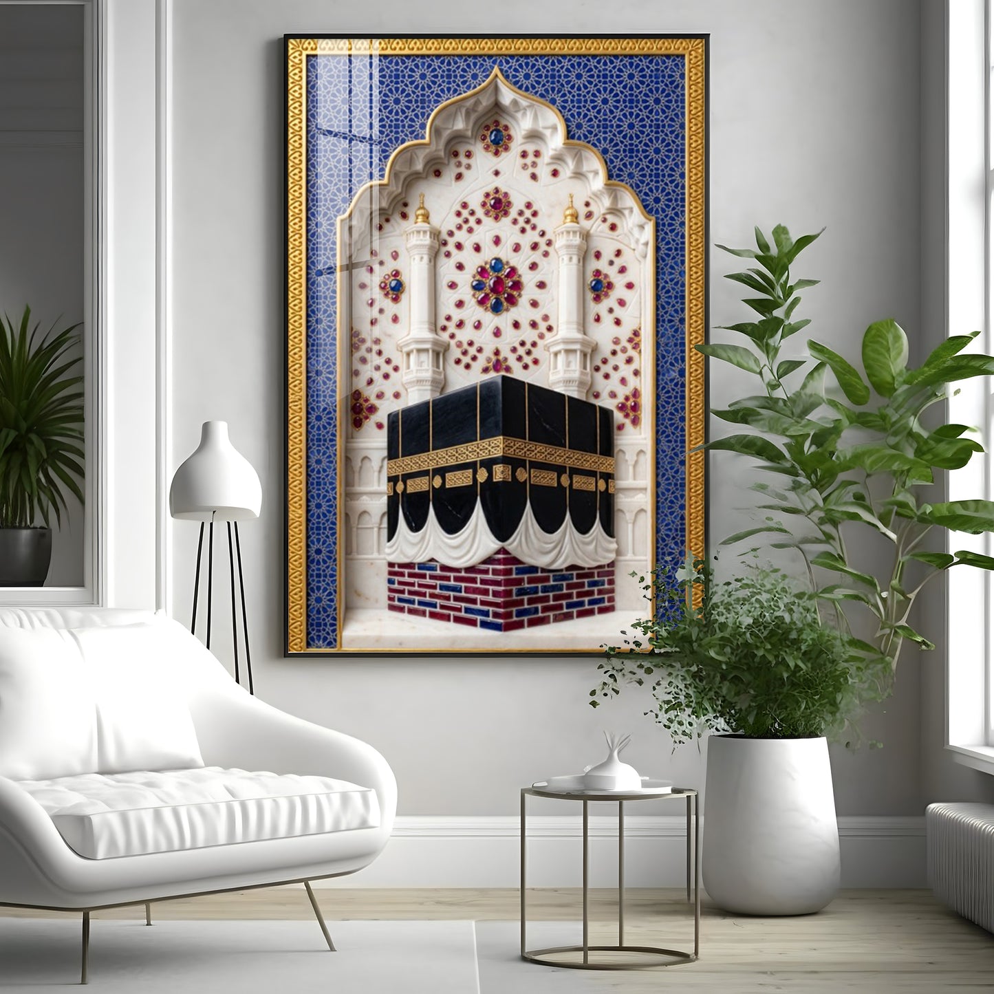 Holy Kaaba In Makkah Premium Acrylic Vertical Wall Art