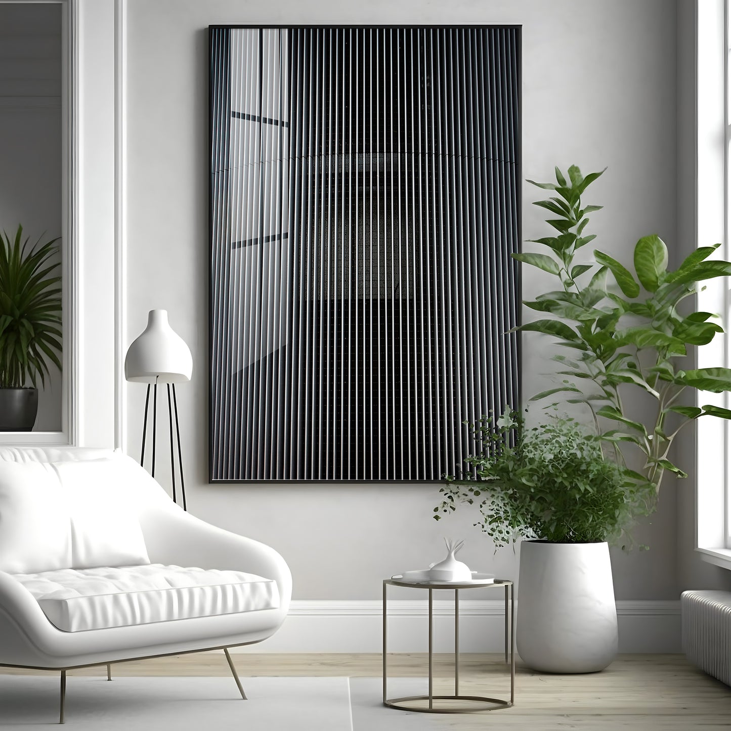 Grayscale Surface Premium Acrylic Vertical Wall Art