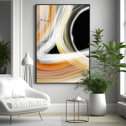 Vibrant Harmony Premium Acrylic Vertical Wall Art
