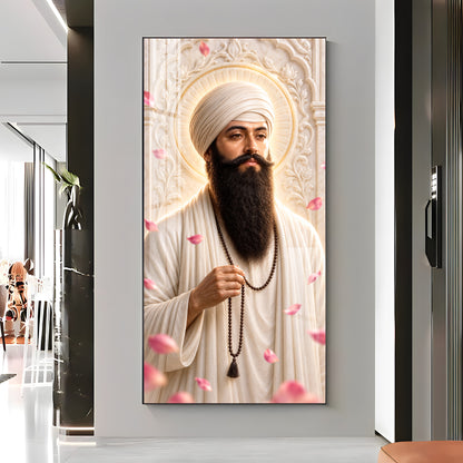 Guru Ram Das Ji Premium Acrylic Vertical Wall Art