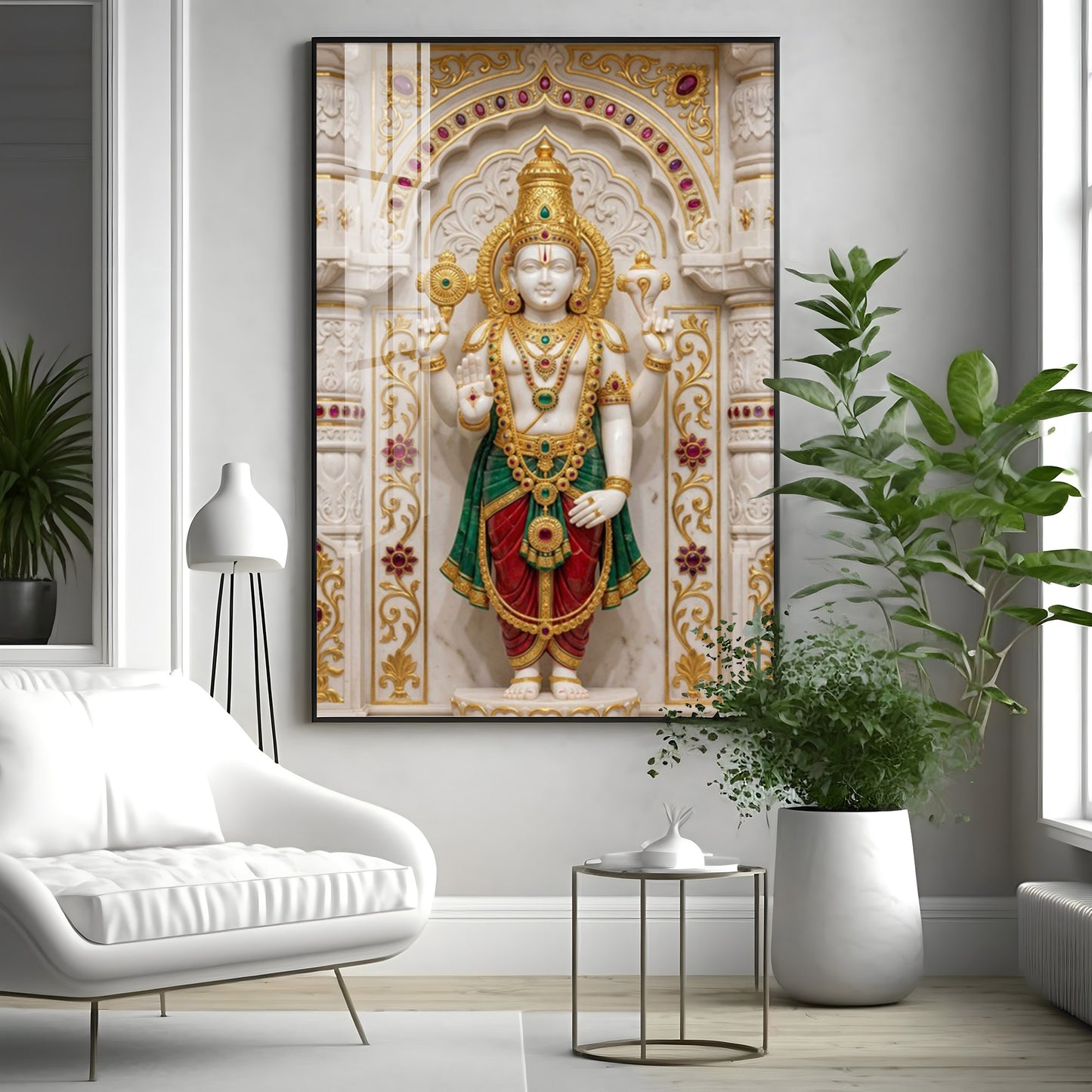 Bhagwan Murugan Premium Acrylic Vertical Wall Art