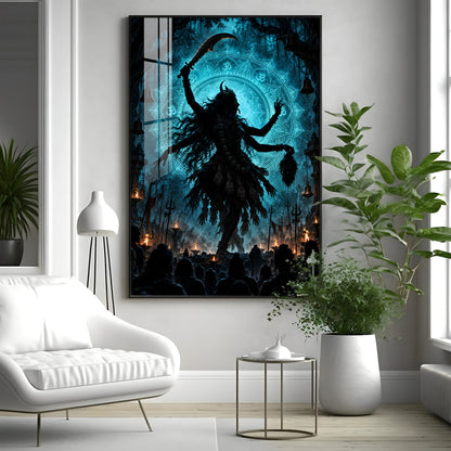 Mata Kalaratri Premium Acrylic Vertical Wall Art