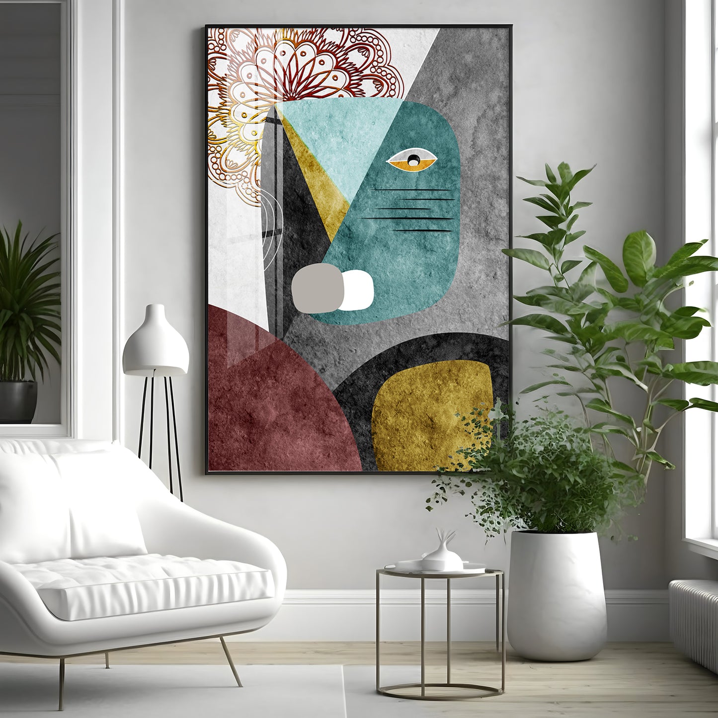 Nature's Harmony Premium Acrylic Vertical Wall Art