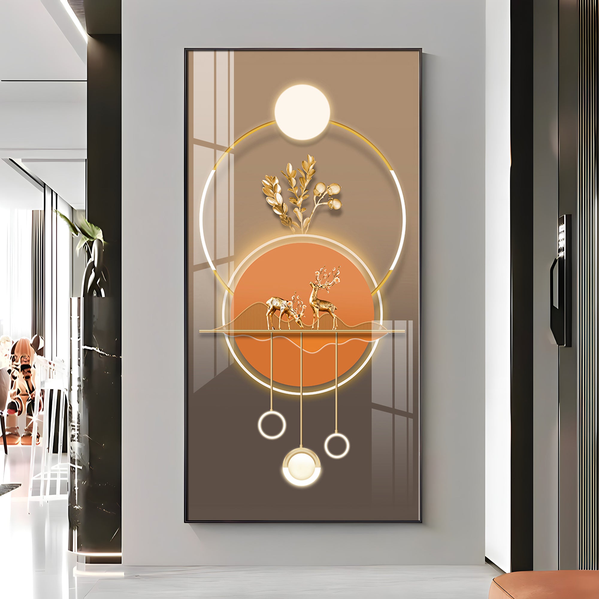 Equine Elegance Premium Acrylic Vertical Wall Art