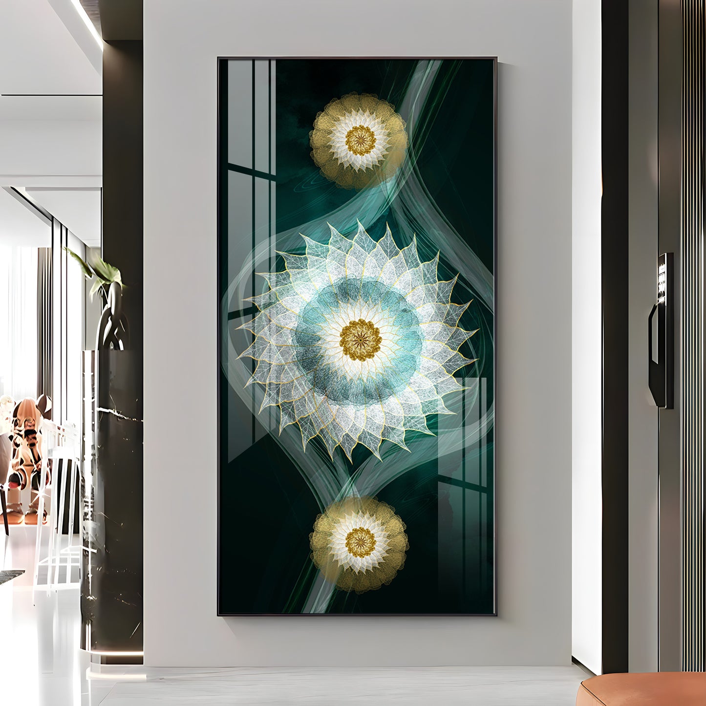 Evil Eye Theme Premium Acrylic Vertical Wall Art