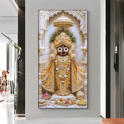 Sacred Jagannath Premium Acrylic Vertical Wall Art