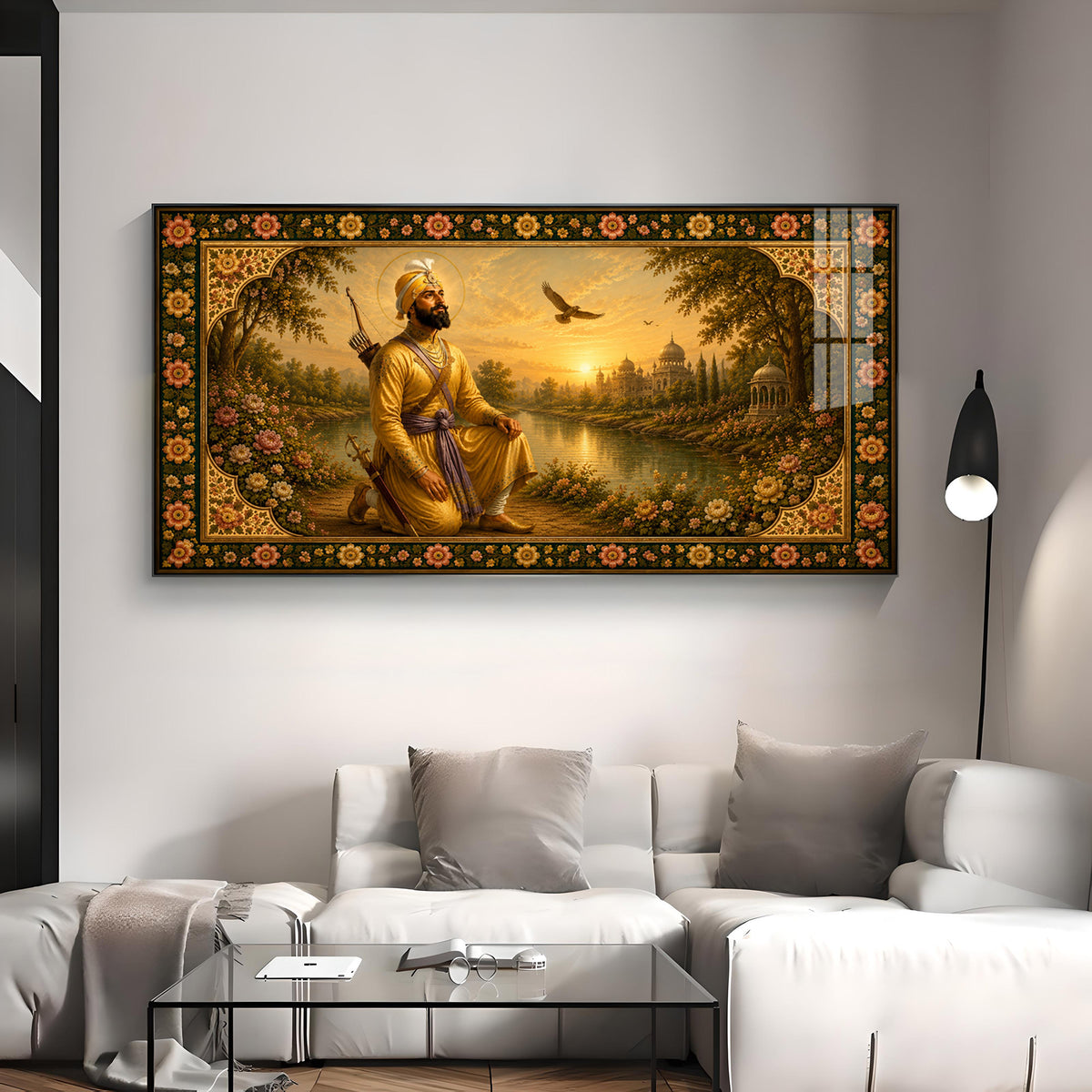 Guru Gobind Singh Ji Premium Acrylic Horizontal Wall Art
